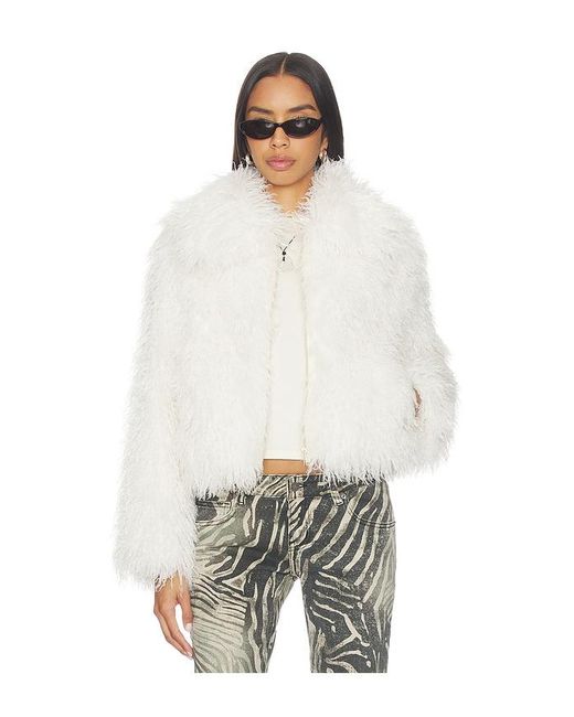 Generation Love White Leslie Faux Shearling Jacket