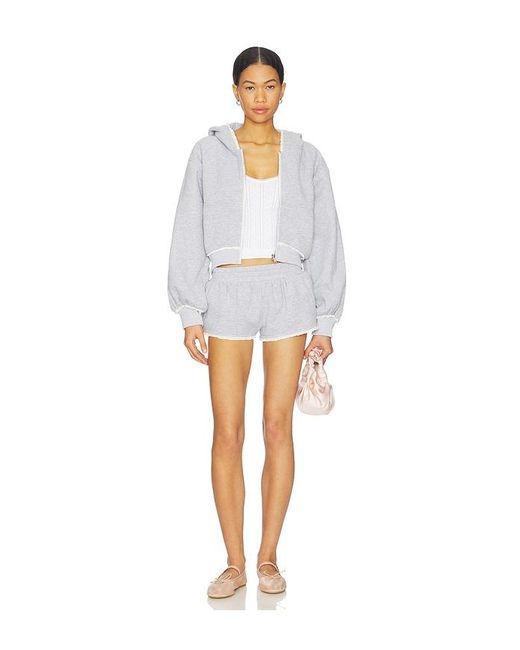 Lovers + Friends White Juliana Short