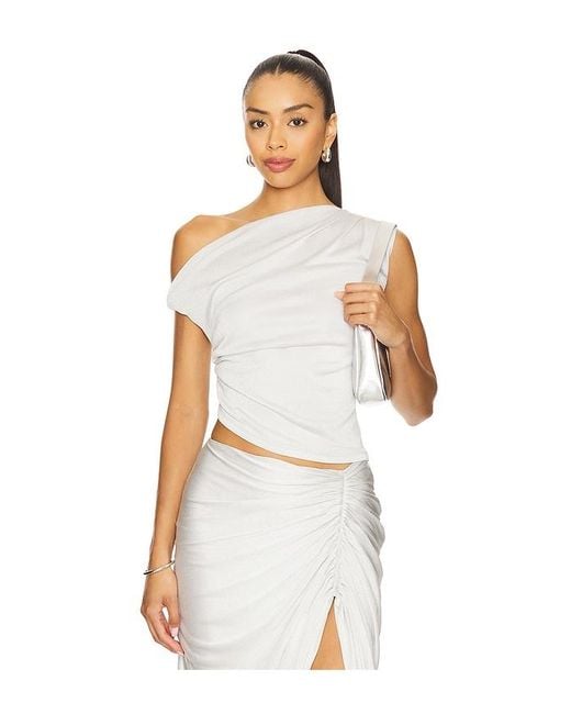 Lamarque White Evonne Top