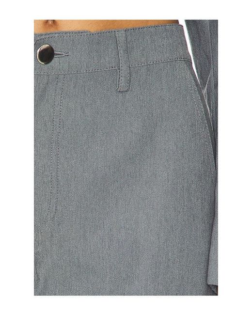 Kate Barton Gray Draped Specialty Denim Trouser