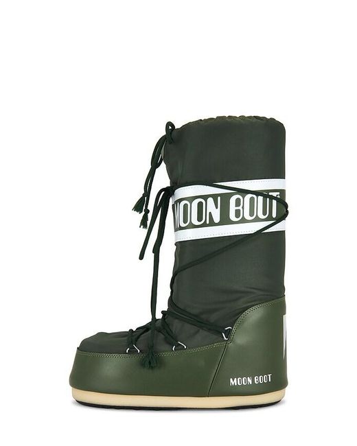 Moon Boot Green Icon Nylon Boot for men