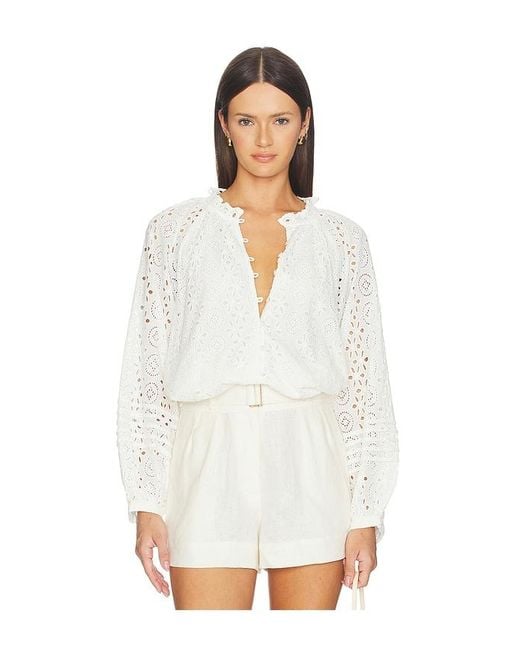 Cleobella White Alicia Blouse