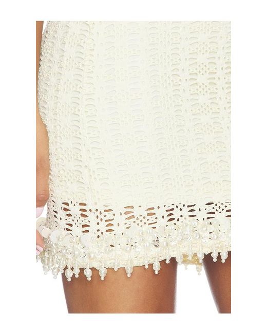PATBO White Twilight Mesh Mini Pearls Pearl Embroidery
