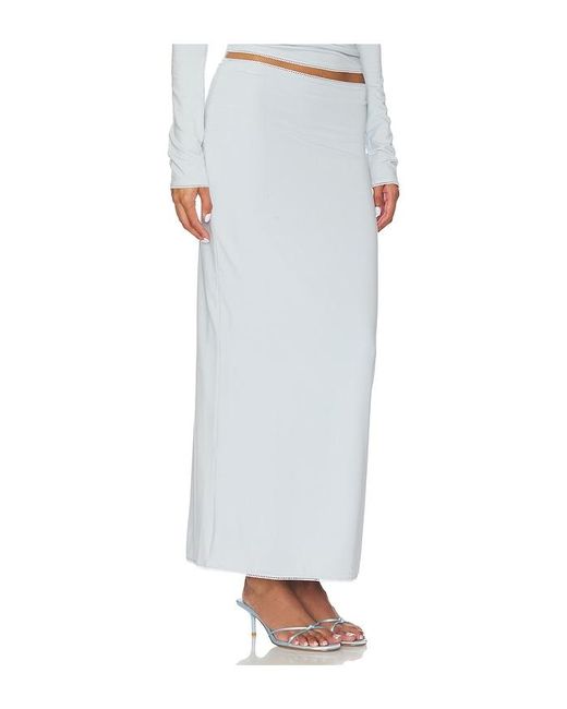 Falda Solene En Color Bebe Azul Talla (También En M, S, Xl, Xs) The Line By K de color White