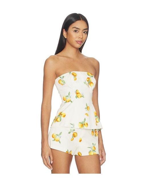 MAJORELLE White Sansa Top