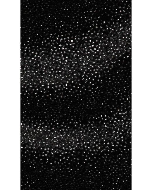 MORE TO COME Black Emerie Ruffle Strapless Dress