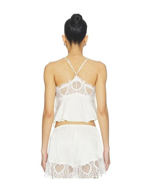 Free People White Sweet Love Cami