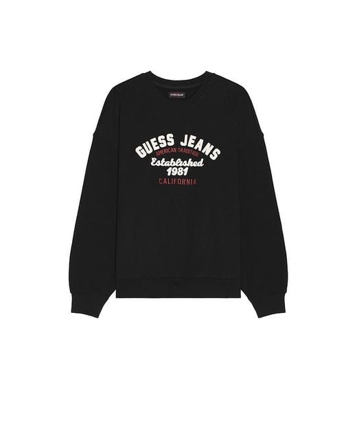 Guess Black Vintage Sweatshirt for men