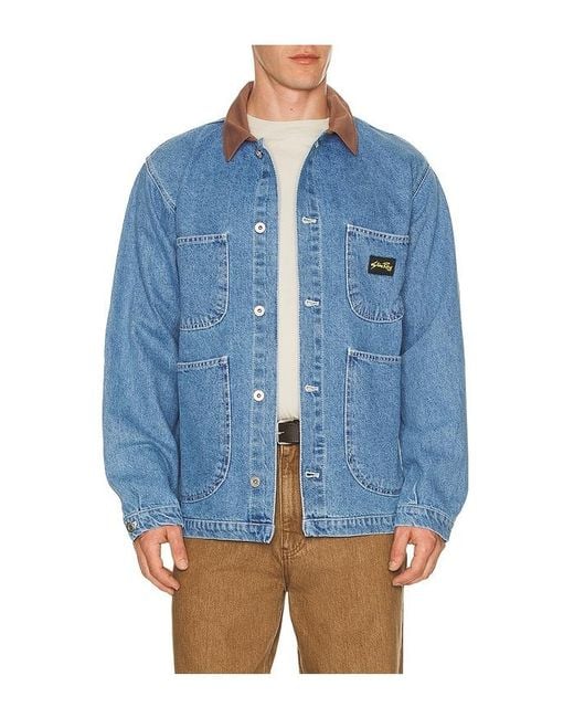 Stan Ray Blue Coverall Jacket for men