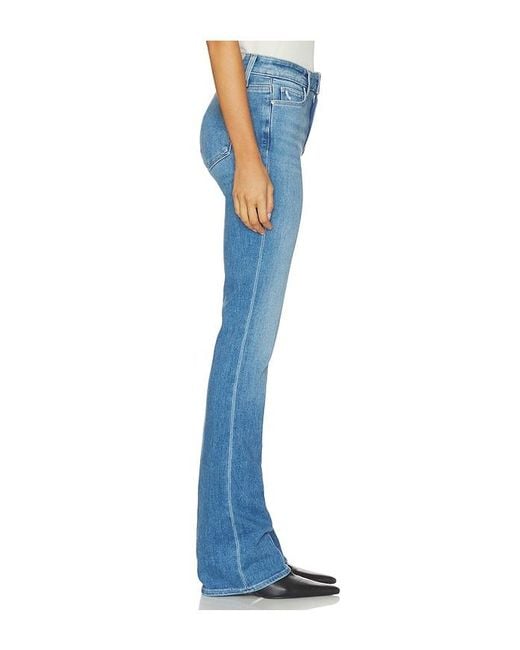 PAIGE Blue High Rise Manhattan Boot Jeans