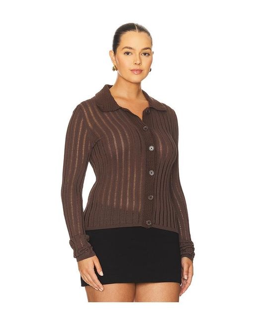 L'academie Brown Olivie Cardigan