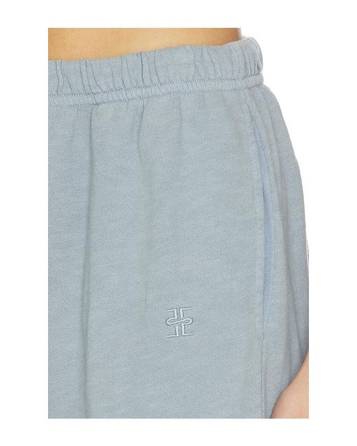 ÉTERNE Blue Lightweight French Terry Boyfriend Pocket Sweatpant