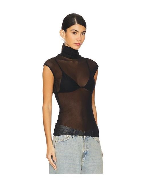 Only Hearts Black Turtleneck Shell