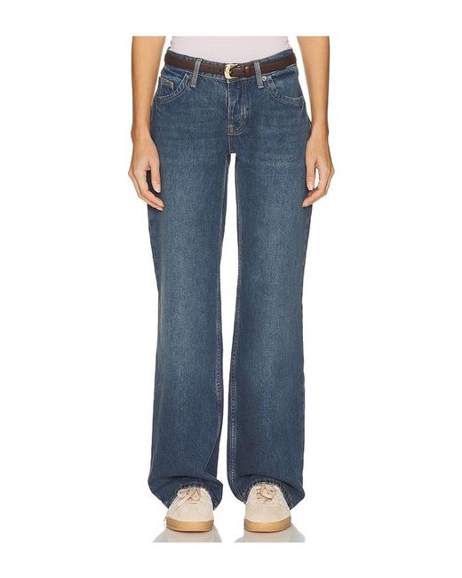 Free People Blue X We The Free Tennessee Low Rise Boyfriend Jeans