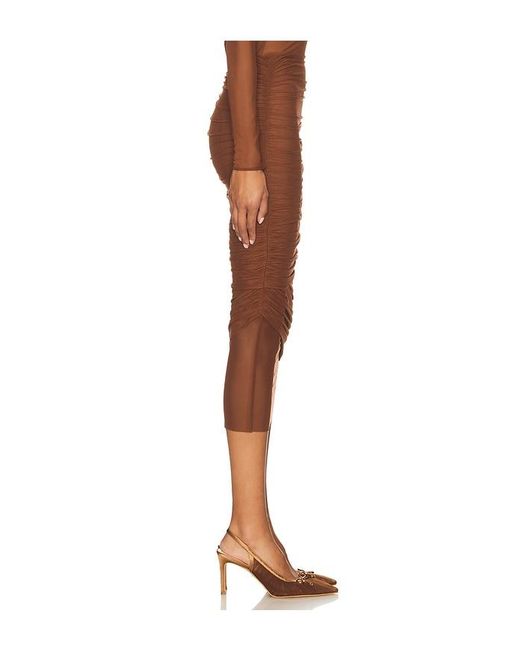 SER.O.YA Brown Thessa Skirt