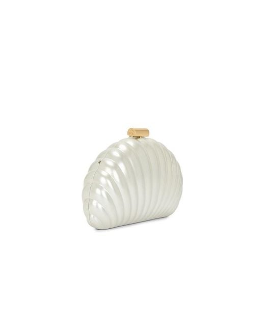Jonathan Simkhai White Monet Pearlized Shell Clutch