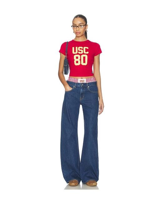 Hype and Vice Red University Of Southern California Baby Tee