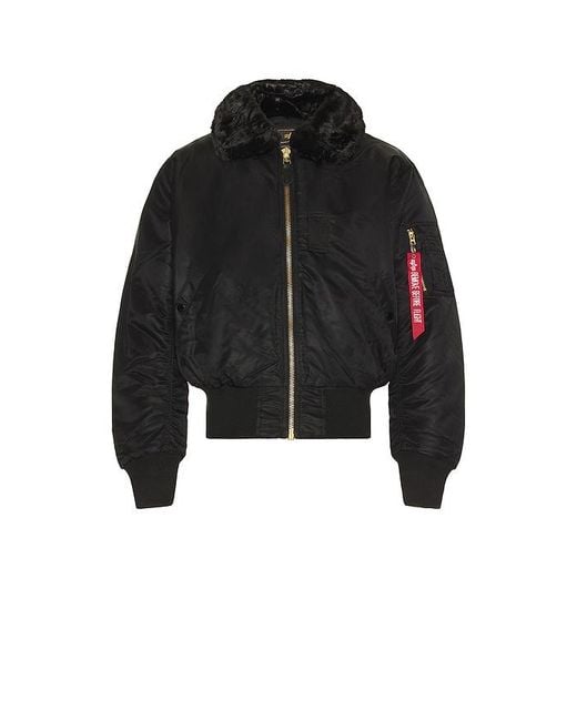 Alpha Industries Black B-15 Heritage Fit Flight Jacket for men