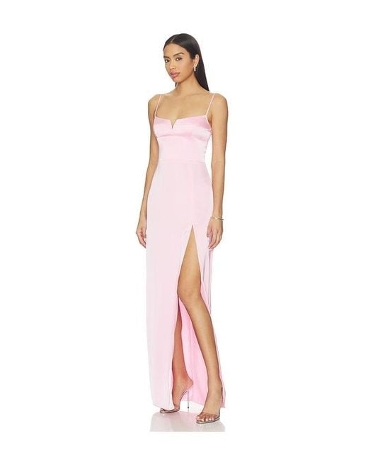 Amanda Uprichard White Lrya Maxi Dress