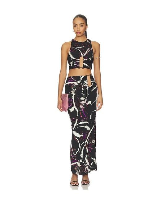 AFRM Black Aven Skirt