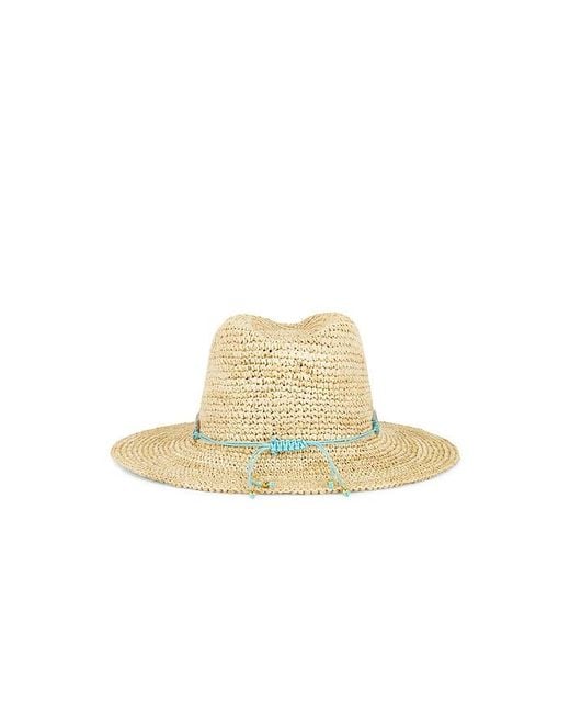 Nikki Beach Natural Kelly Fedora Hat