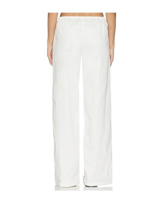 ALL THE WAYS White Lyndzi Drawstring Pant