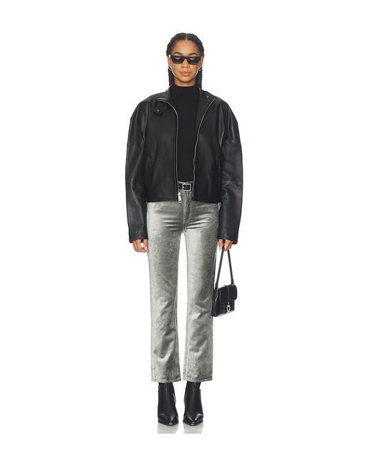FRAME Gray Le Sleek Straight Pant