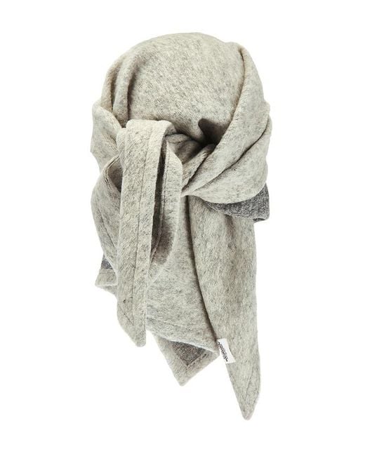 Ruslan Baginskiy Black Scarf Visor