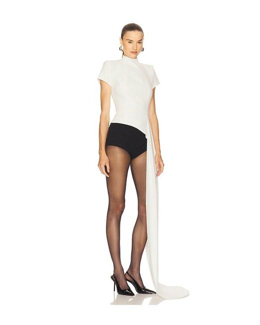 Top Manga Corta En Color Blanco Talla (También En 8/M) Nadine Merabi de color White