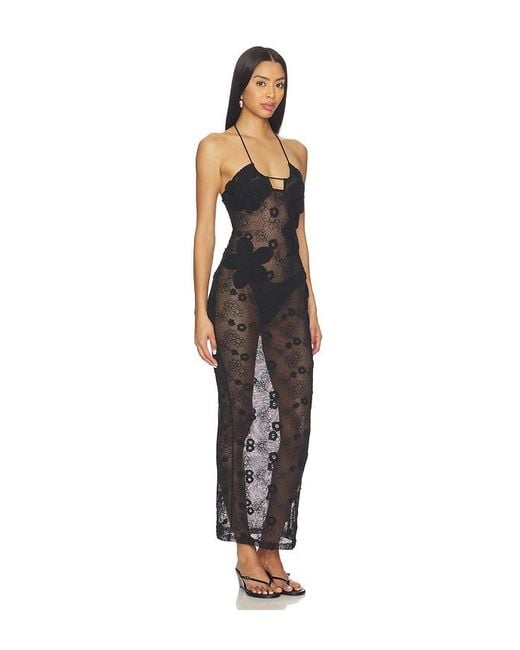 MORE TO COME Black Trina Maxi Dress
