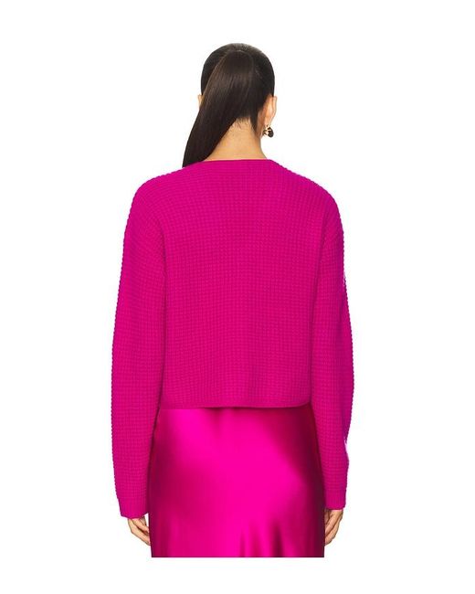 SABLYN Pink Bianco Cropped Cardigan