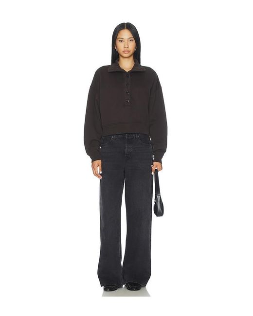 Citizens of Humanity Black Mirelle Funnel Neck Pullover