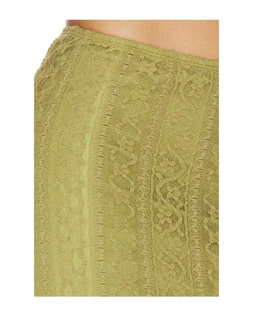 MORE TO COME Green Lali Maxi Skirt Set