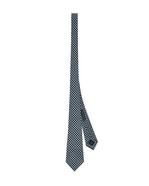 Polo Ralph Lauren Blue Micro Gingham Vintage Neck Tie for men