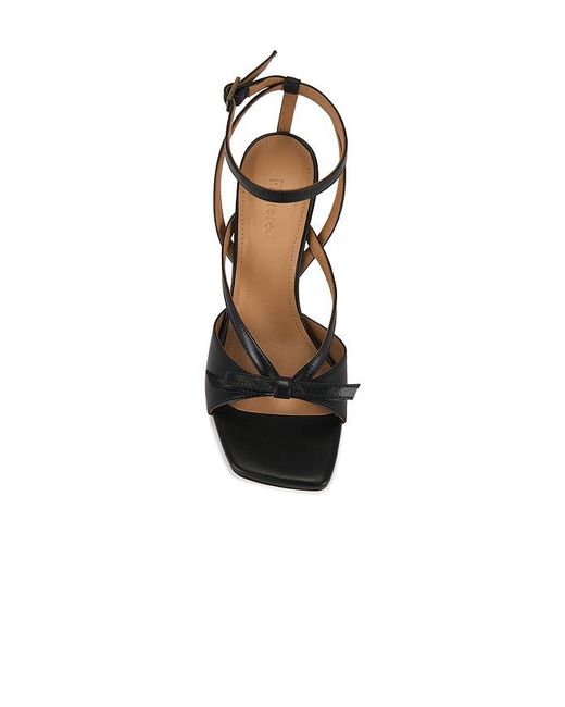 Flattered Black Margo Sandal