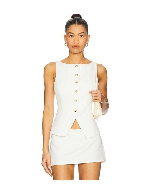 GUIZIO White Troyes Top
