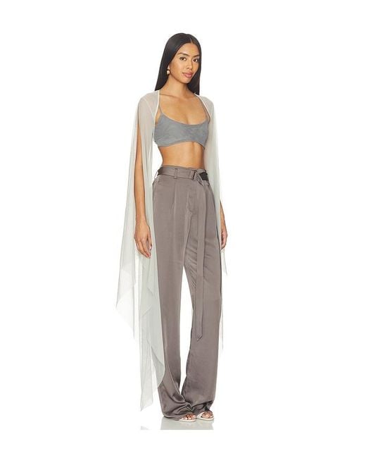 LAPOINTE White Mesh Shrug