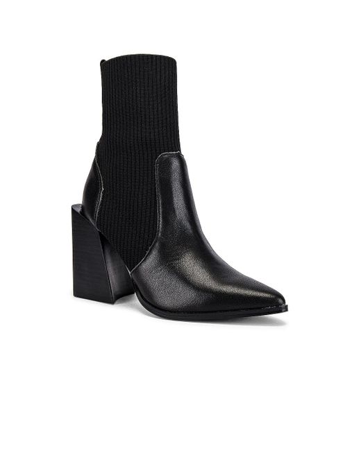 steve madden tackle black leather