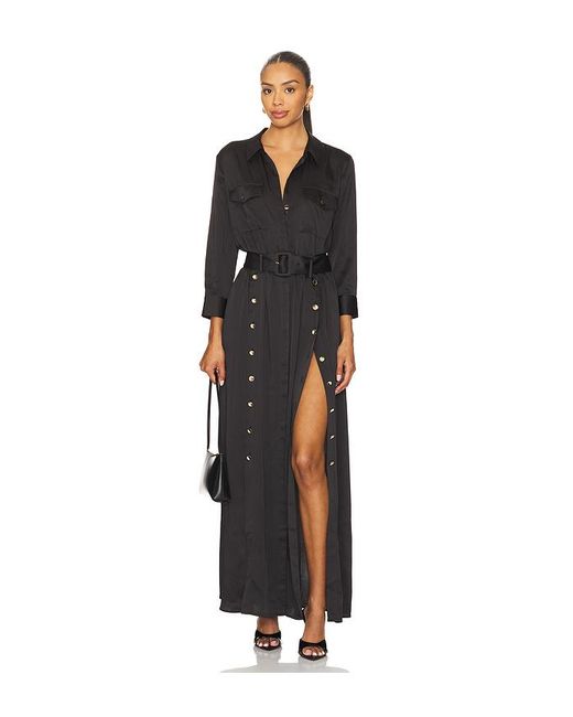 L'Agence Uriah シャツドレス Black