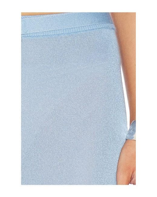 La Porte Blue Sonya Knit Skirt