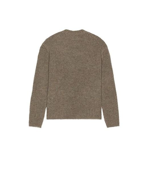 AllSaints Natural Message Crew Neck Sweater for men