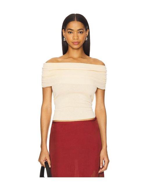 Astr Red Kylin Sweater Top