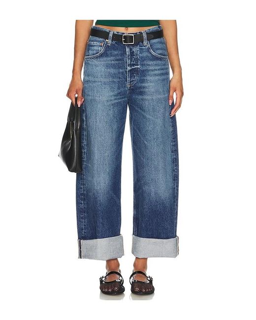 Citizens of Humanity Blue Ayla Baggy Jeans