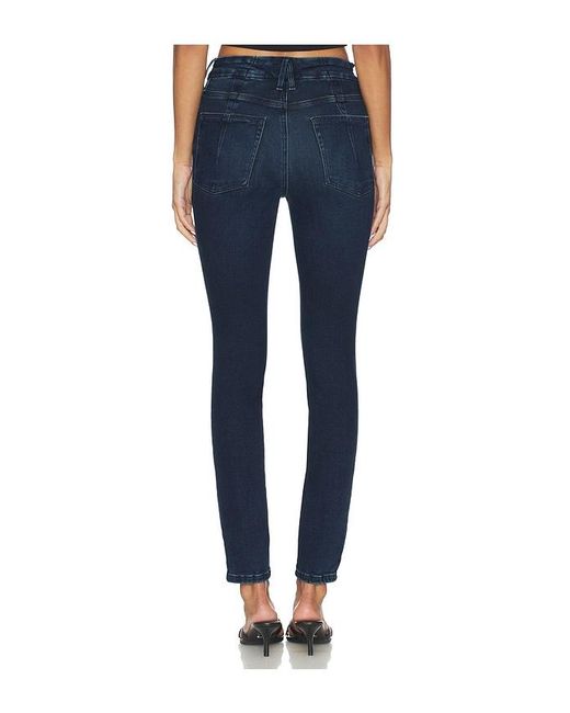 GOOD AMERICAN Blue Soft Tech Good Legs Skinny Jeans