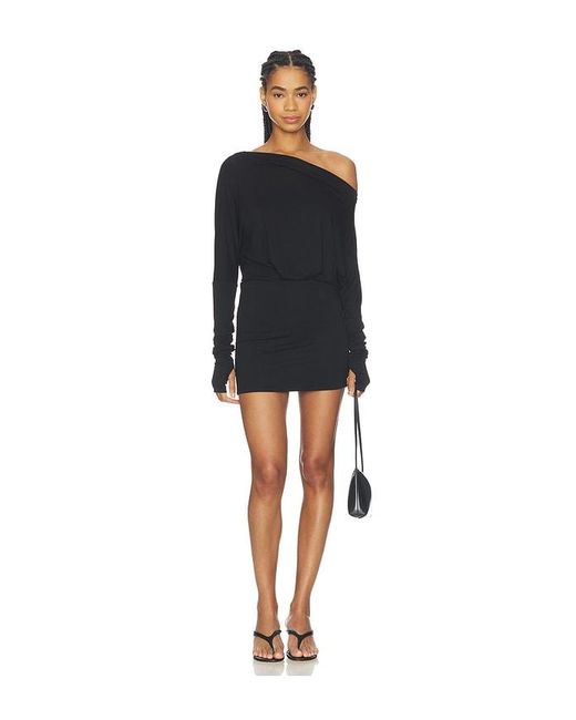 ALL THE WAYS Black Florrie Mini Dress