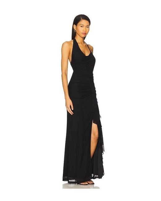 superdown Black Cleopatra Maxi Dress