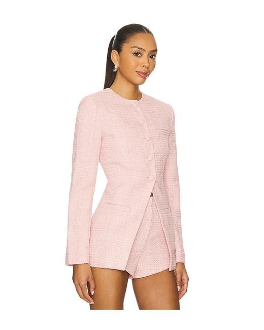 Amanda Uprichard Pink X Revolve Berlin Jacket