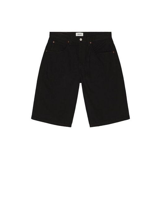 Agolde Black Fusion Skater Short for men