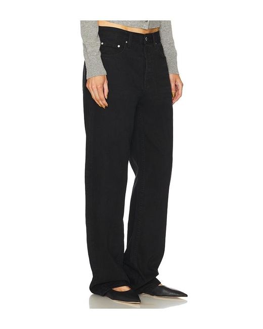 GRLFRND Black Bella Low Rise Boyfriend