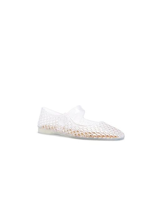 Sam Edelman White Michaela Jelly Flat